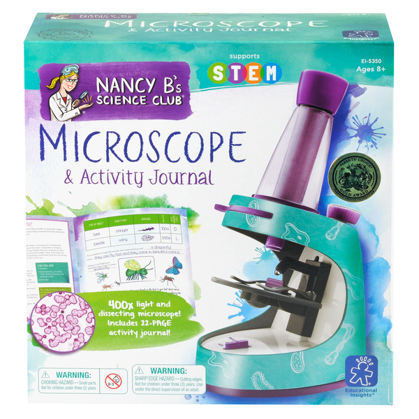 Educational Insights Nancy B’s Science Club® Microscope & Activity Journal 5350